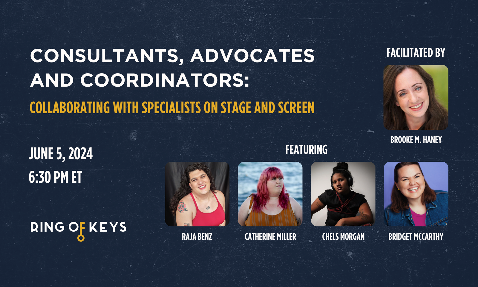 Panel: Consultants, Advocates and Coordinators
